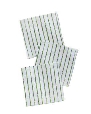 Greenhouse Stripe Dishcloth, Set/3 - La Cuisine