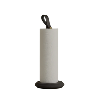 Grab kitchen roll holder, black - La Cuisine