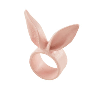 Bunny Ears Napkin Ring: Pink - La Cuisine