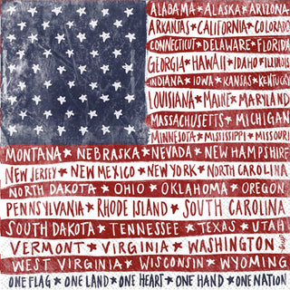 One Flag One Nation Cocktail Napkins Pack/20