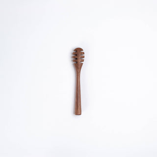 6" Walnut Wood Honey Dipper - Handmade Kitchen Utensil