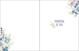 Sympathy Greeting Card - Pitcher of Flowers - La Cuisine
