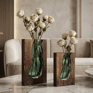 Nordic Live Edge Vase: 9 inch (24cm) - La Cuisine