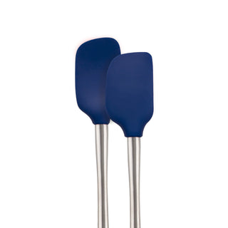 Mini Spoonula Flex-Core Mini Spatula + Spoonula with Stainless Steel Handle - Deep I ...