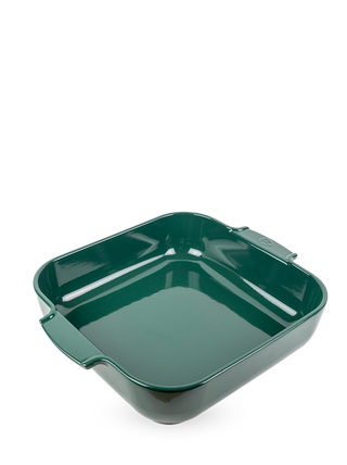 Ceramic Square Baking Dish in Forest Green, 36cm - La Cuisine