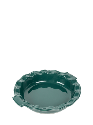 Appolia Ceramic Pie Dish, 30 cm - 12 in, Forest Green - La Cuisine
