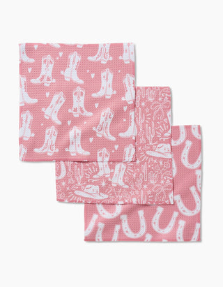 Chic Lucky Boots Dishcloth Set - La Cuisine