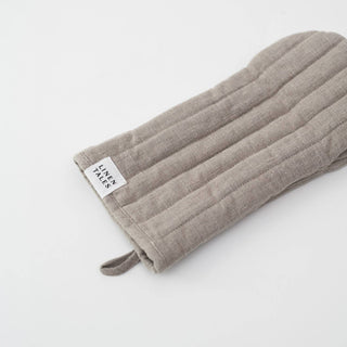 Natural Linen Oven Mitt - La Cuisine