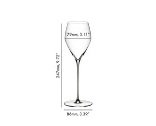Riedel Veloce Champagne Wine Glass Set/2