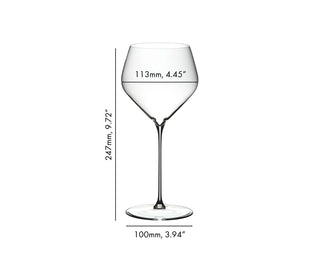 Veloce Chardonnay Wine Glass Set/2