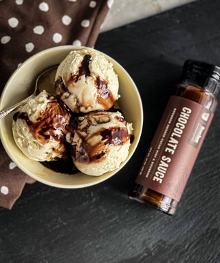 Chocolate Sauce with Bourbon Smoked Cacao Nibs & Bourbon - La Cuisine