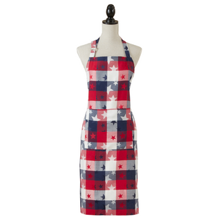 1776 Americana Checkered Apron - La Cuisine