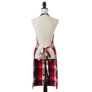 1776 Americana Checkered Apron - La Cuisine