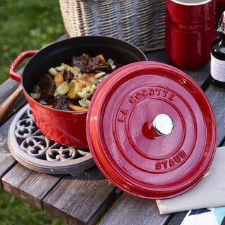 Dutch Oven Round 7 QT Cherry