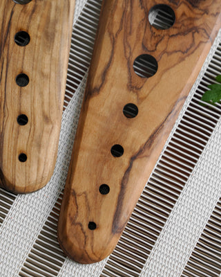 Handmade Olive Wood Herb Stripper