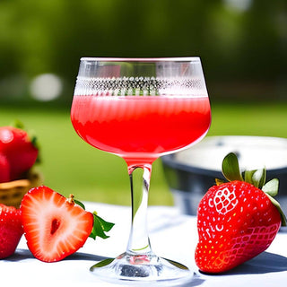 Strawberry & Rhubarb Cocktail and Mocktail Mixer, 16 fl oz - La Cuisine