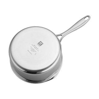 Clad CFX 2 QT Nonstick Stainless Steel Ceramic Saucepan - La Cuisine