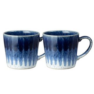 Studio Blue Accent Coffee Mugs, Set/2
