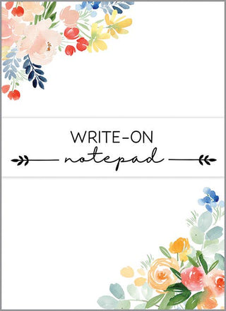 "Write-On" Pad -  Lovely Blossoms - La Cuisine