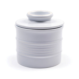 Stoneware Butter Pot - White - La Cuisine