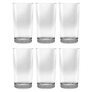Montana Heavy Base Jumbo 24oz Set/6, Clear - La Cuisine