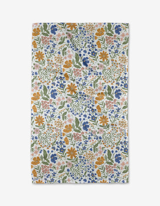 Cottage Meadow Pastel Tea Towel
