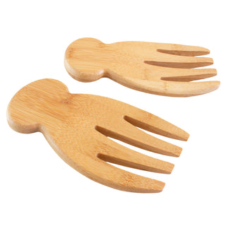 Salad Hands, Bamboo Salad Serving Utensils - La Cuisine