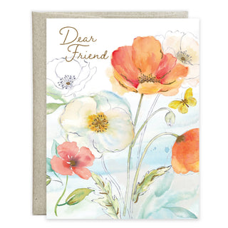 Birthday Greeting Card - Happy Poppies - La Cuisine