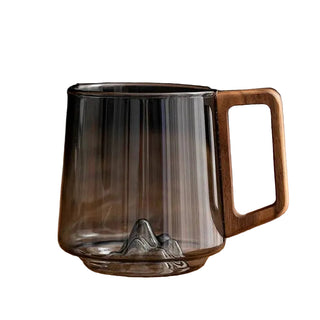 Mountain Peak Glass Mug - La Cuisine