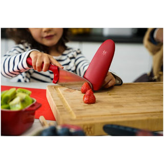 Twinny 4" Children's Chef's Knife Red - La Cuisine