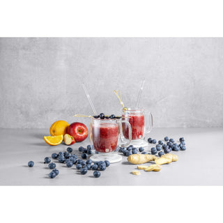Sorrento Glass Straight Straws, Set/4 - La Cuisine