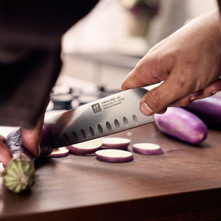 Pro LeBlanc 7" Hollow Edge Santoku Knife