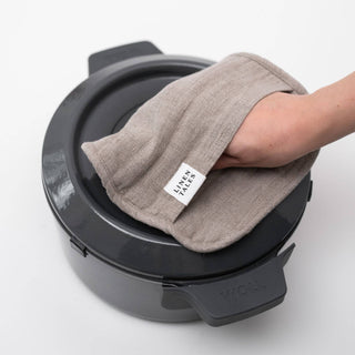 Natural Linen Potholder - La Cuisine