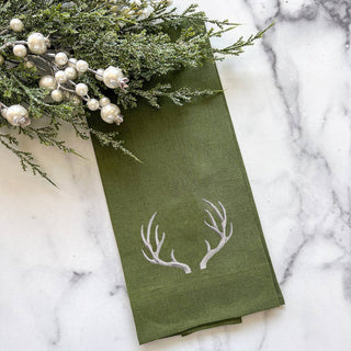 Antlers Linen Towel - La Cuisine