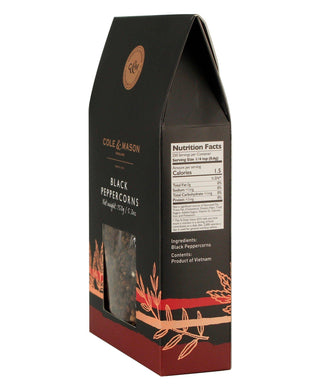Cole & Mason Black Peppercorns Box Refill 5.3oz - La Cuisine