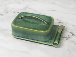 Porcelain Mess-Free Butter Dish w/ Spreader