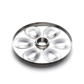 Outset Oyster Plate, Stainless Steel - La Cuisine