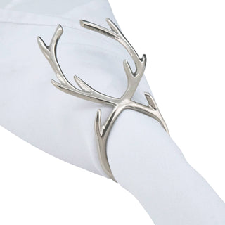 Antler Napkin Ring: Silver