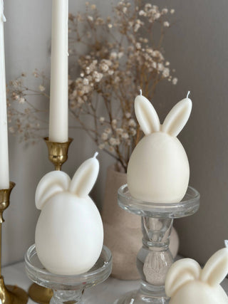 Easter Bunny Egg Candle, Greek Easter Candle Unscented Floppy Ears