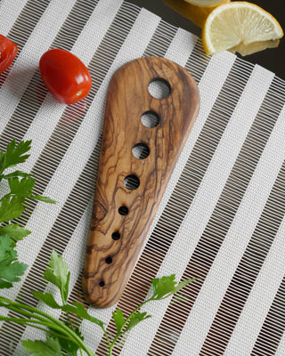 Handmade Olive Wood Herb Stripper