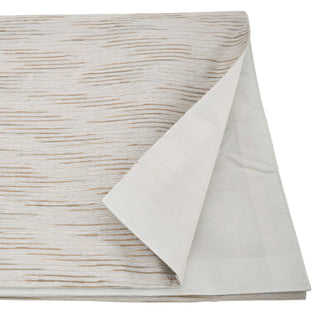 Metallic Woven Runner: Silver / 14"x108"
