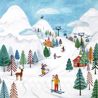 Winter Joy Christmas Paper Cocktail Napkins,  pkg/20 - La Cuisine