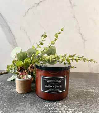 Amber Tumbler Jar - 19 oz, Farmhouse Kitchen - La Cuisine
