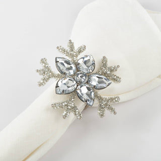 Snowflake Design Napkin Ring - La Cuisine