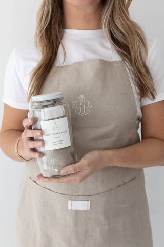 Apron - Linen Bistro Apron, Oatmeal
