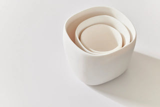Cuadrado Medium Vessel - White