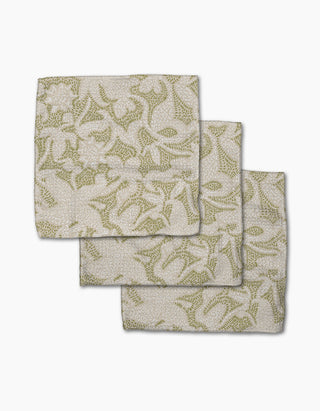 Dotted Floral Garden Dish Cloths, S/3 - La Cuisine