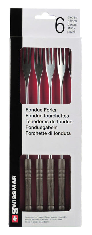 Swissmar Cheese Fondue Forks, Set of 6 - La Cuisine