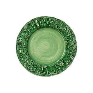 Fiabe di Natale Salad Plate - Green