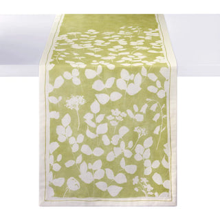 Fleur de Lin Green 90” Runner - La Cuisine
